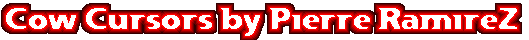 Cow Cursors by Pierre RamireZ